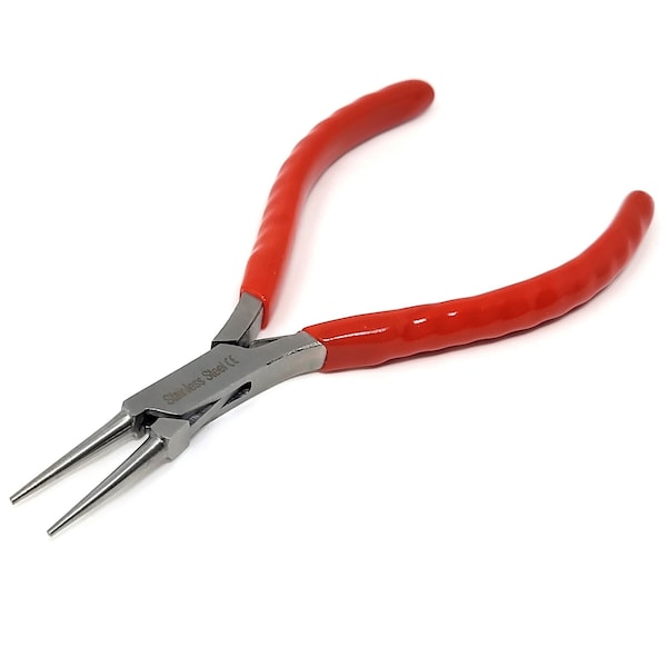 A2Z Scilab Jewelry Making Pliers Slim Round Nose Professional Repair Stainless Steel Tool with Cushion Grip A2Z-ZR942 - main